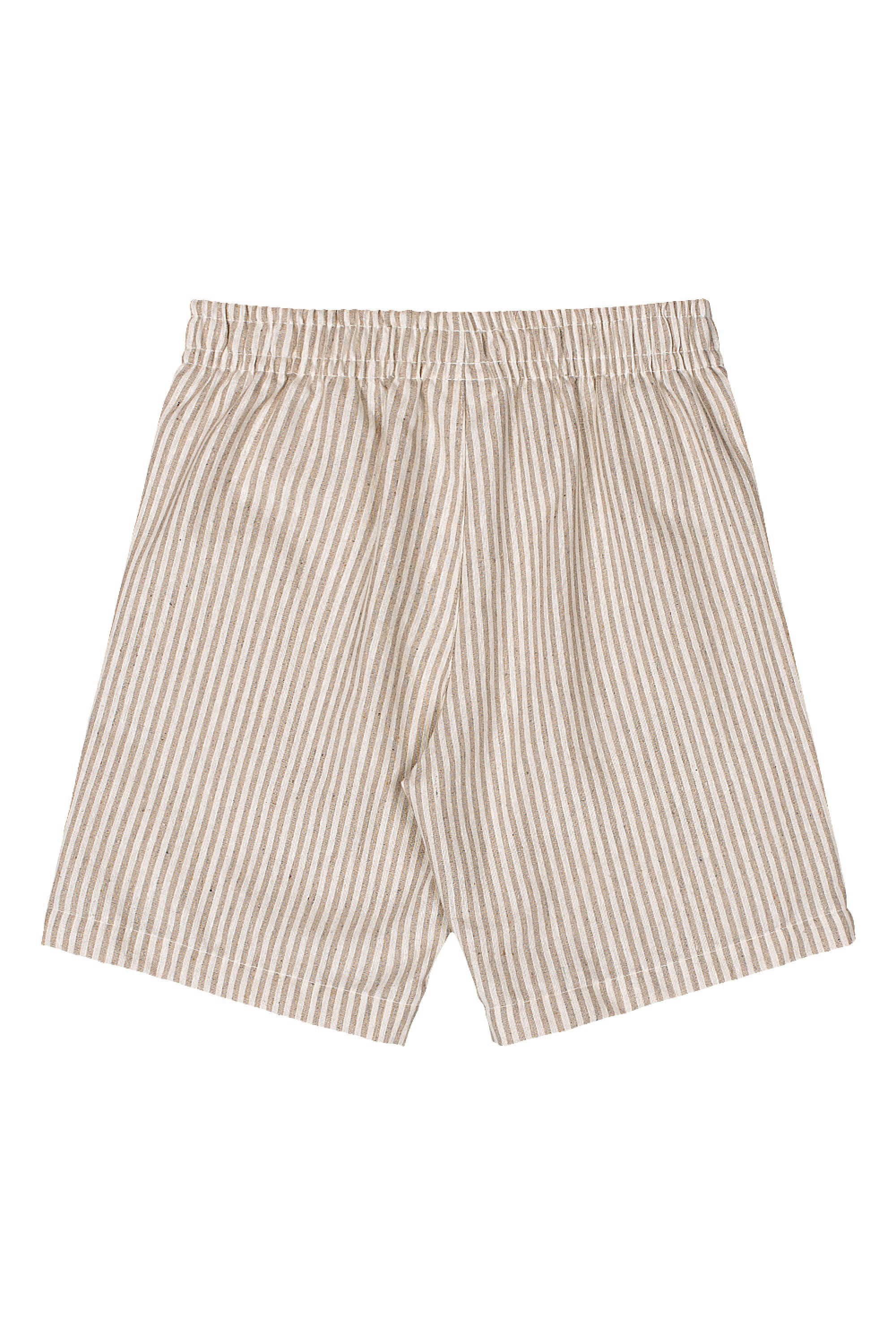 Conjunto Infantil Camisa Social em Tricoline e Bermuda (Off White) Quimby - Imagem 24